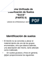 Identificación suelos SUCS