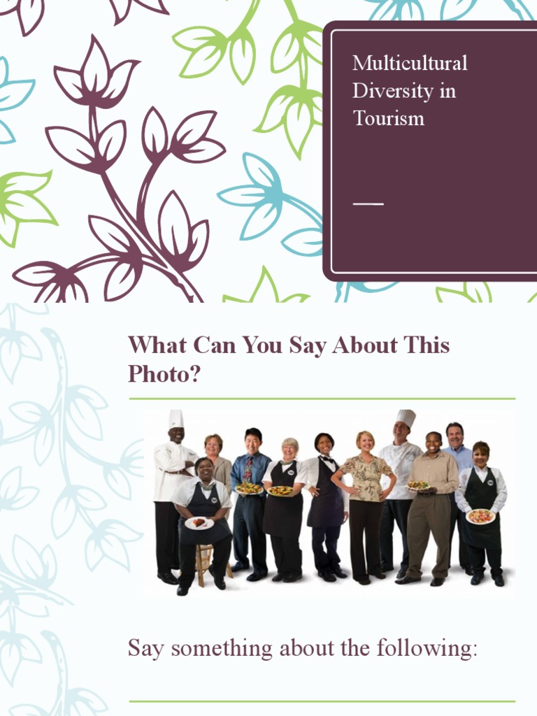 CHAPTER 3&4 Multicultural Diversity in Tourism | PDF | Airport | Flight ...