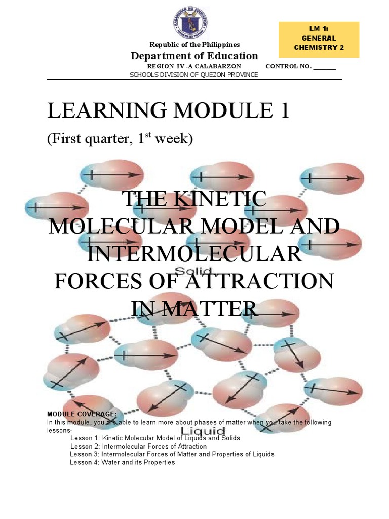 Kinetic Molecular Model & Intermolecular Forces | PDF | Liquids ...