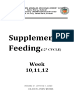 GULOD Feeding Week 10,11,12