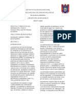 Práctica 3. Precipitación, Separación y Punto Isoeléctrico de Proteínas.