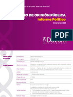 Encuesta DATUM - Febrero 2023 - Informe POLÍTICO Final v1