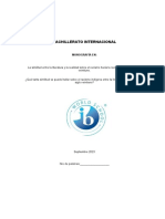 Bachillerato Internacional: Monografía en