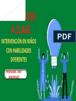 Clase intervención niños habilidades diferentes