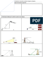 Modelación matemática con triángulos rectángulos