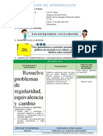 Resuelve Problemas de Regularidad, Equivalencia y Cambio: Sesión de Aprendizaje