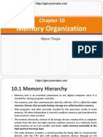 Memory Organization Chapter Summary