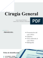 Caso Clínico: Cirugía General