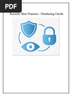 Security Best Practice - Hardening Guide