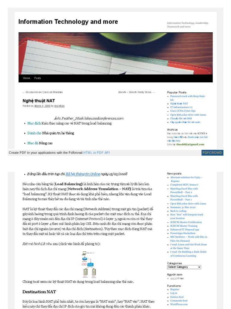 Source Nat and Destination NAT | PDF