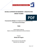 Fracturamiento Múltiple Con Camisas de Fractura en El Pozo R - 35. Área de Chicontepec.