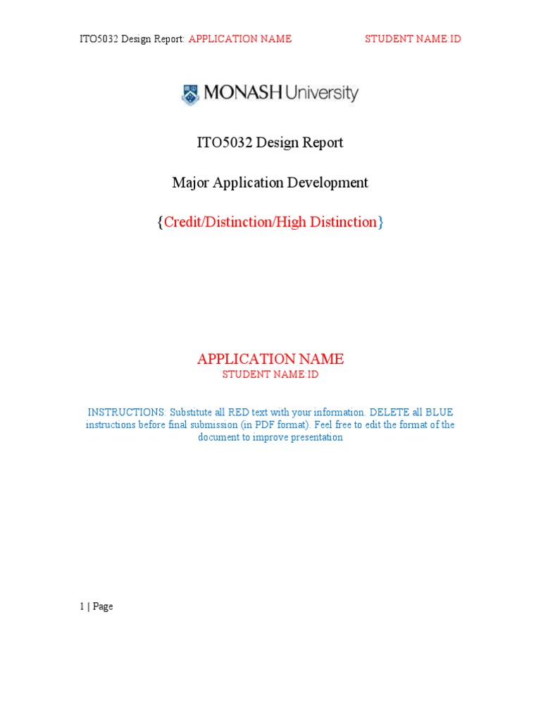 DesignReport Template | PDF | World Wide Web | Internet & Web