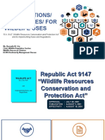 PERMITS AND CERTIFICATIONS FOR WILDLIFE USES