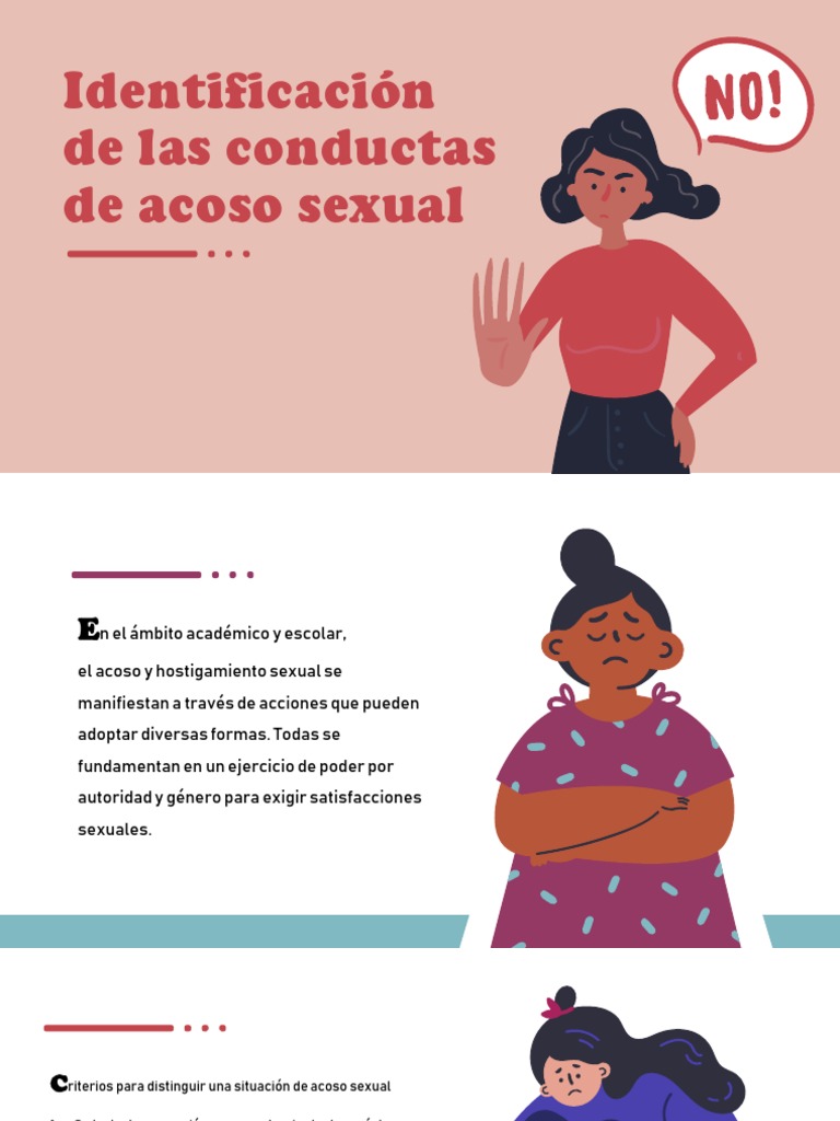 Identificación de Las Conductas de Acoso Sexual | PDF | Acoso sexual ...