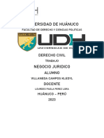 Universidad de Huánuco: Derecho Civil