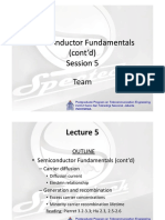 Lecture5 Semiconductor Fundamentals