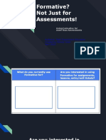 TLP Formative Not Just For Assessments