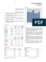Derivatives Report 6th September 2011