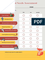 Student Needs Assessment