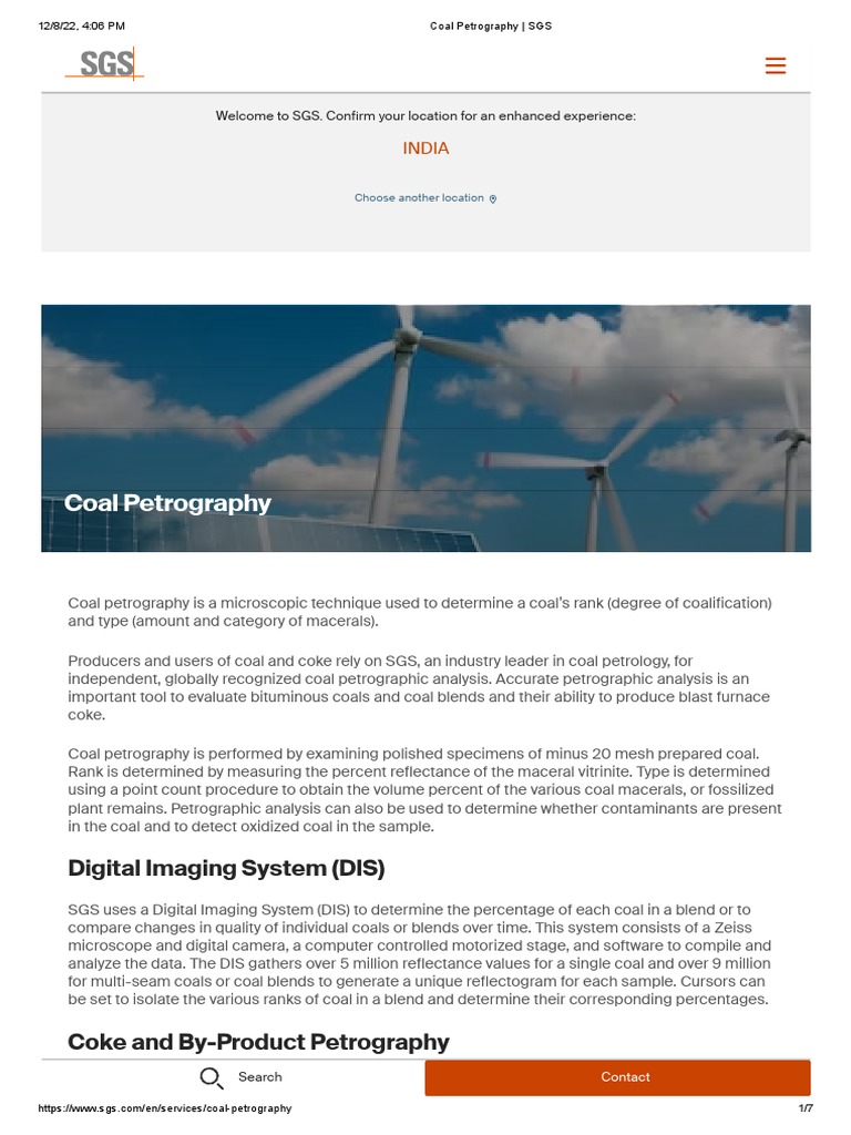 Coal petrography sgs pdf coal coke fuel 