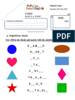 Kids' Test About Shapes