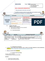 Área: Comunicación 1°Y 2° Grado: "Realizamos Nuestro Afiche"