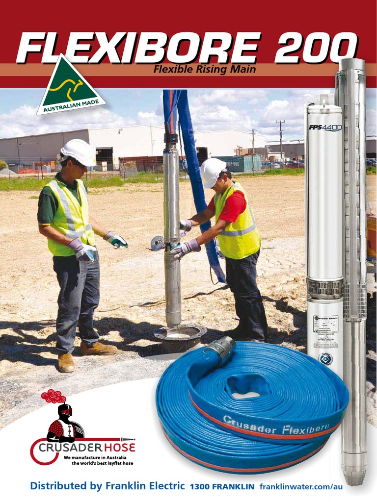 Flexibore 200: Flexible Rising Main Hose | PDF | Pump | Pipe (Fluid ...