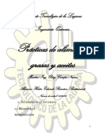 Prácticas de alimentos, grasas y aceites