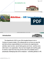 Attrition - HR Importance