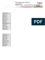 SHS E-Class Record Input Data Sheet