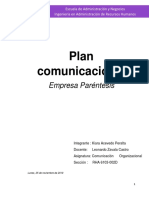 Plan de Comunicación