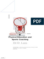 DR D. Lees: Physical Education and Sports Coaching