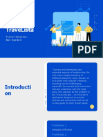 TraveLista App Guide Travel Needs