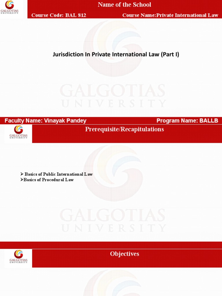 Private international law jurisdiction explained pdf lawsuit in