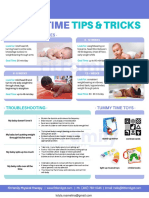 Tummy Time Cheat Sheet Tips Tricks - Fit Family Physical Therapy