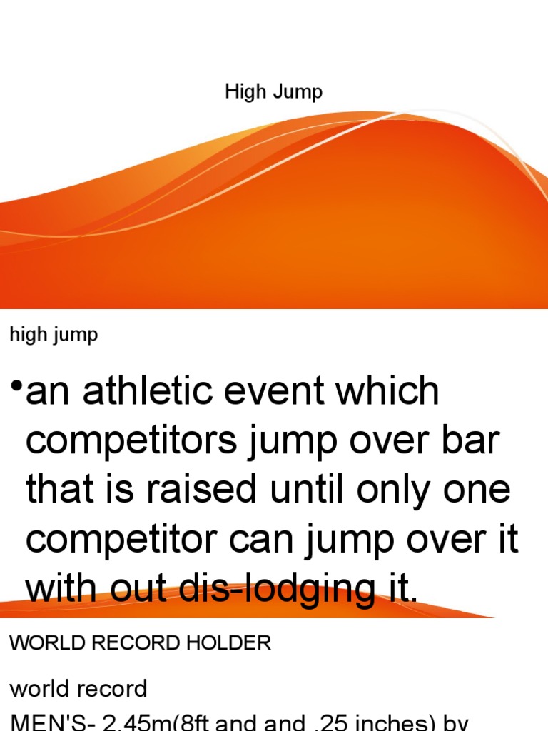 High Jump PDF