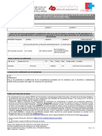 Comunicación de Modificación de Circunstancias en Relación Con La Prestación Asistencial A Personas Con Protección Internacional