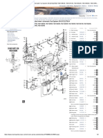 Volvo Penta Exploded View / Schematic Fuel System SN-2013227624