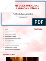 Abordaje de La Infidelidad Desde La Mirada Sistémica: Ps. Claudia Guevara Cordero