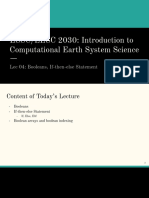 ESSC/EESC 2030: Introduction To Computational Earth System Science