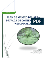 Plan de Manejo Necopinalco 2013