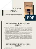 Hukum Acara Pidana: Oleh I Made Suarnawan, S.H., M.H