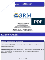 Module 1 - Part 1 Probability and Stochastic Process