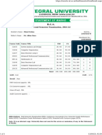 End Semester (Even) Examination