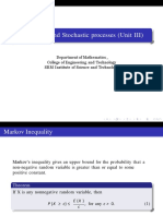 Markov Inequality and Stochastic Processes