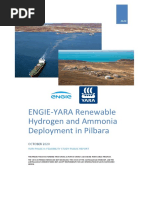 Engie Yara Renewable Hydrogen and Ammonia Deployment in Pilbara