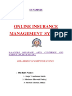 Online Insurance Management System for Efficient Policy Tracking