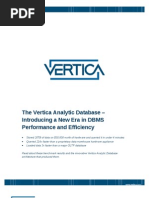 Vertica New Era in Dbms Performance