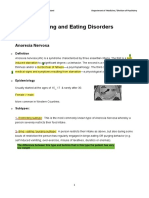 Feeding and Eating Disorders: Anorexia Nervosa