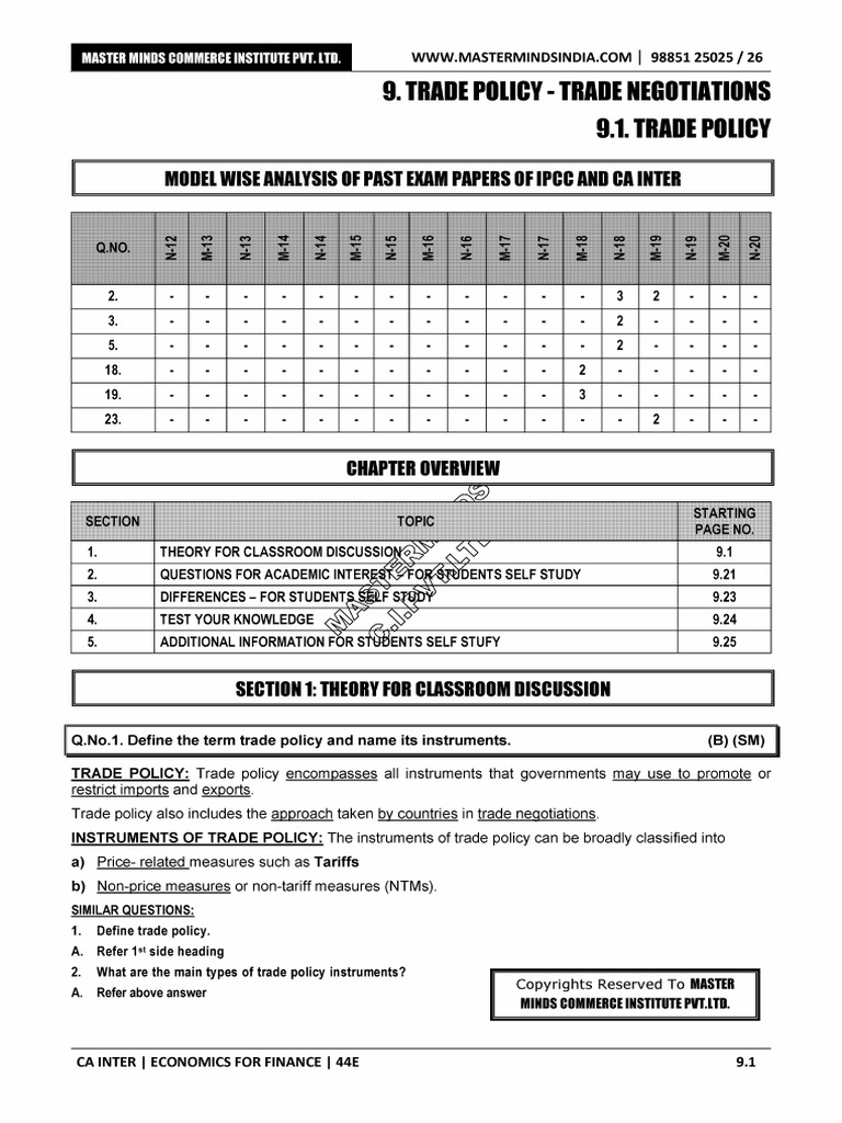 Ca inter pre results crash batch paper 08 economics for finance